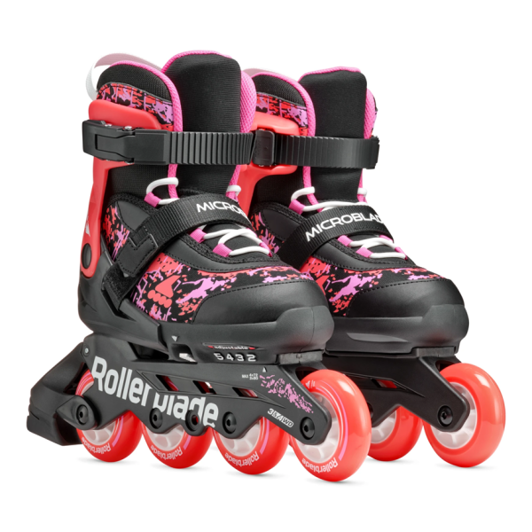 ROLLERBLADE MICROBLADE Schwarz/Koralle